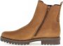 Gabor Cognac Leren Chelsea Boots Brown Dames - Thumbnail 2