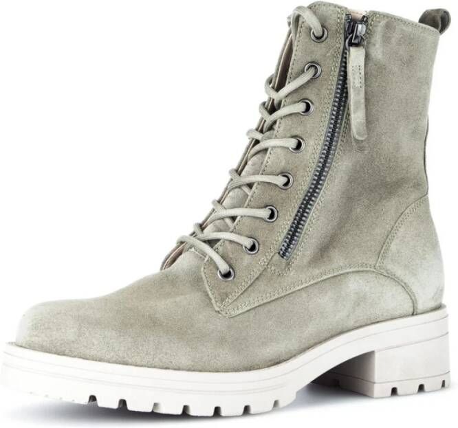 Gabor Combat Boots Dames Enkellaarsjes Gray Dames