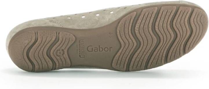 Gabor Comfortabele Ballerina Schoenen Gray Dames