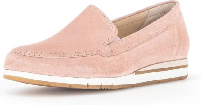 Gabor Comfortabele elastische sluiting loafer Pink Dames