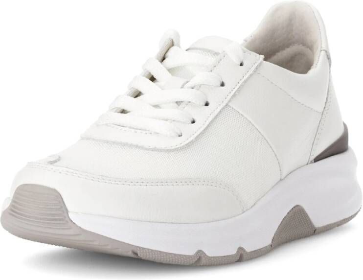 Gabor Comfortabele Witte Wandelsneaker White Dames