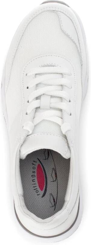 Gabor Comfortabele Witte Wandelsneaker White Dames