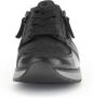 Gabor Comfortabele zwarte leren sneakers Black Dames - Thumbnail 7