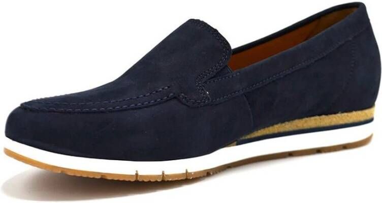 Gabor Dames Mocassin Slip-On Comfort Schoenen Blue Dames