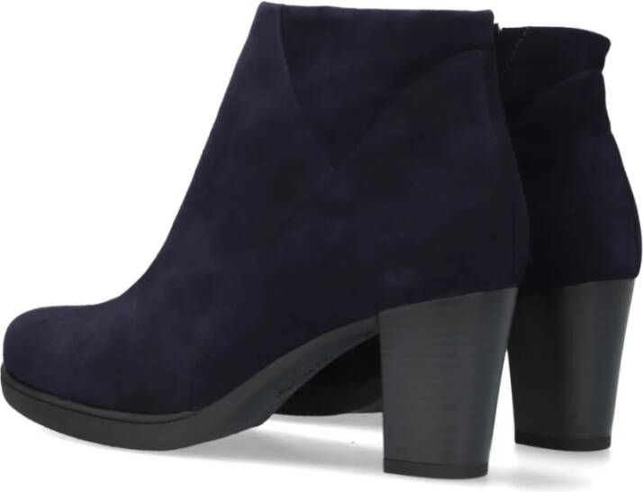 Gabor Donkerblauwe Enkellaars Comfort Stijl Blue Dames