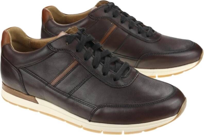 Gabor Eco Leren Sneakers Bruin Brown Heren