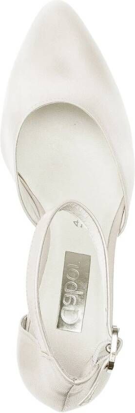 Gabor Elegant Perlatokid Pumps White Dames