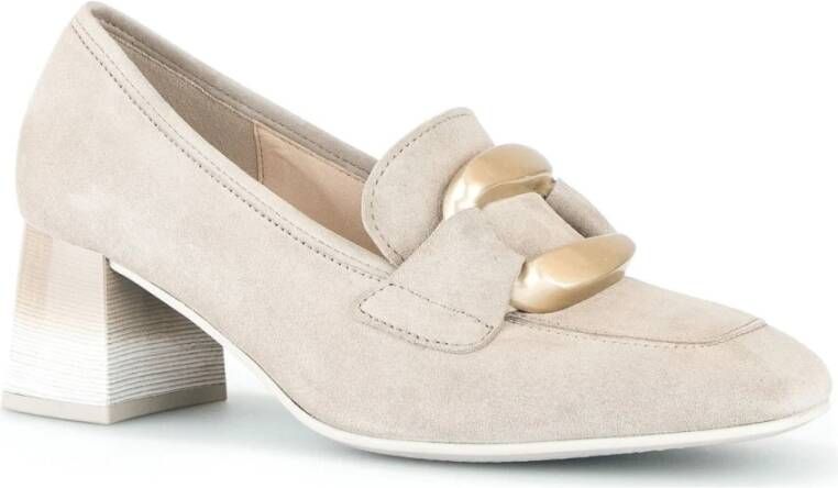 Gabor Elegante Gesloten Formele Zakelijke Schoenen Beige Dames