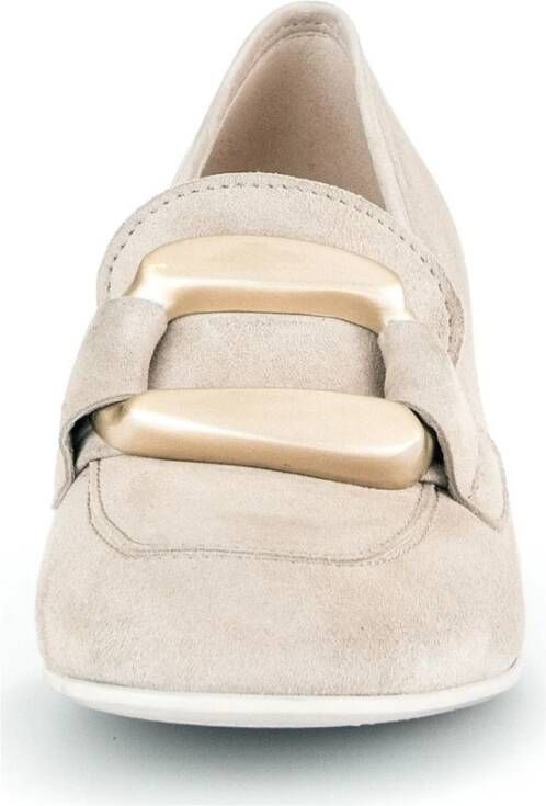 Gabor Elegante Gesloten Formele Zakelijke Schoenen Beige Dames