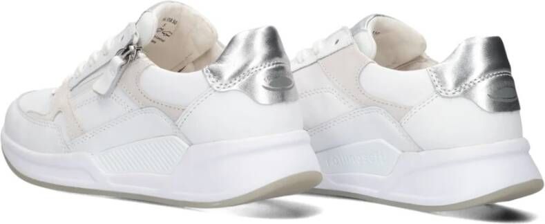 Gabor Elegante witte sneakers voor dames White Dames