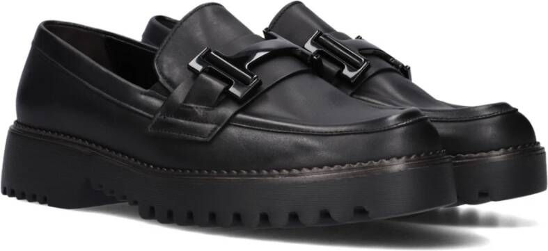 Gabor Elegante Zwarte Loafers Model 452 Black Dames