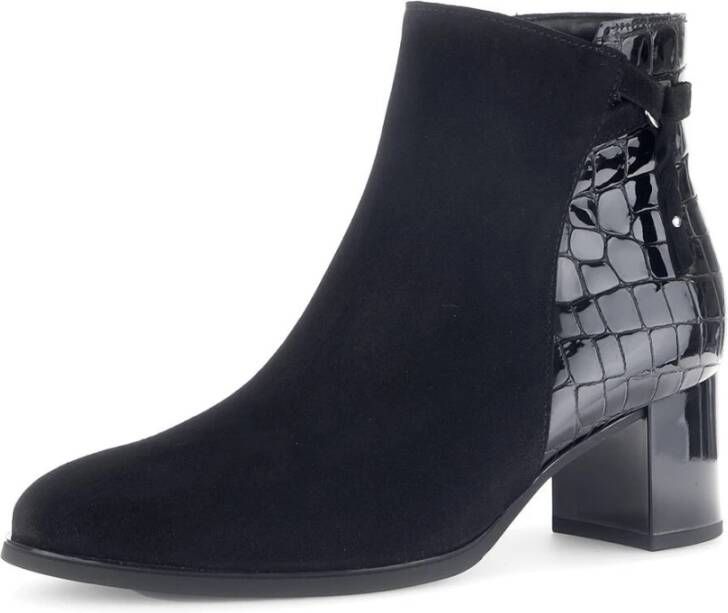 Gabor Enkellaars Alligator Stijl Black Dames