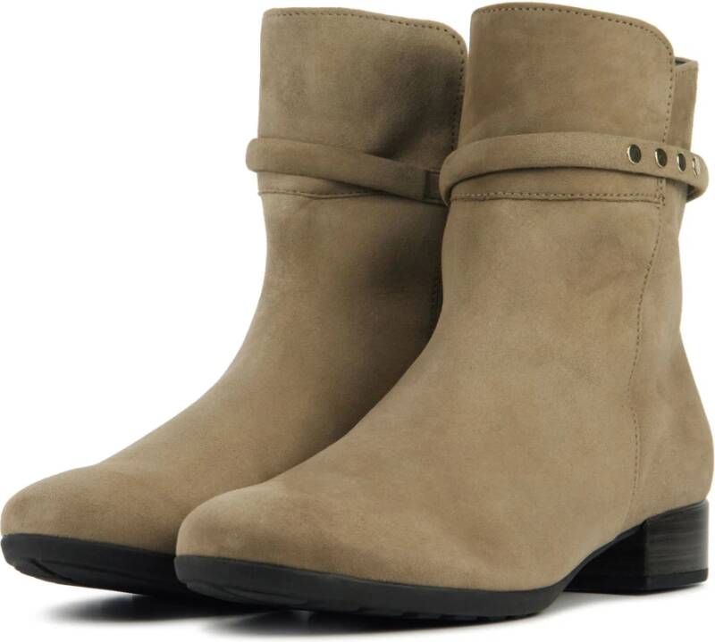 Gabor Enkellaarsjes Beige Dames