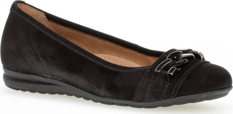 Gabor Flats Zwart Dames