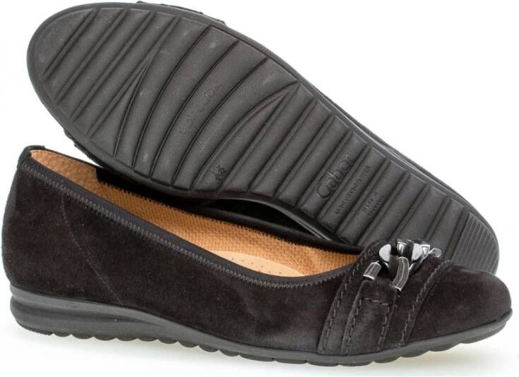 Gabor Flats Zwart Dames