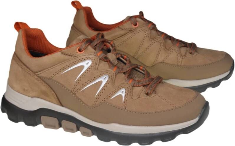 Gabor Flexibele Walking Sneaker Brown Dames