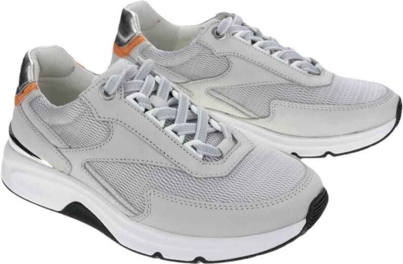 Gabor Flexibele Walking Sneaker Gray Dames