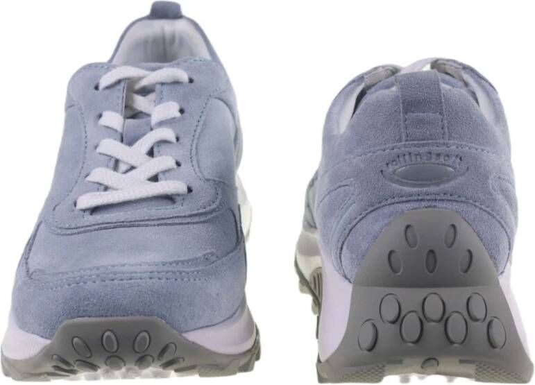 Gabor Flexibele Walking Sneaker met Rollingsoft Technologie Blue Dames