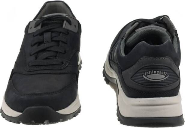 Gabor Flexibele Zwarte Wandelsneakers Black Heren