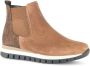 Gabor Fluwelen leren sneaker laars Chelsea stijl Brown Dames - Thumbnail 3