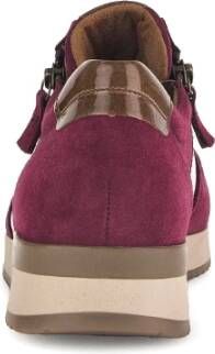 Gabor Fuchsia Leren Sneakers Red Dames