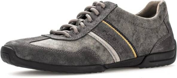 Gabor Gecertificeerd Lederen Lage Sneakers Gray Heren