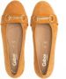 Gabor Gele Velours Klassieke Ballerina Flats Yellow Dames - Thumbnail 5