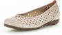 Gabor Geperforeerde Ballerina Pump Grijs Gray Dames - Thumbnail 2