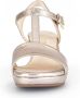 Gabor Gouden Leren Sandalen Yellow Dames - Thumbnail 4