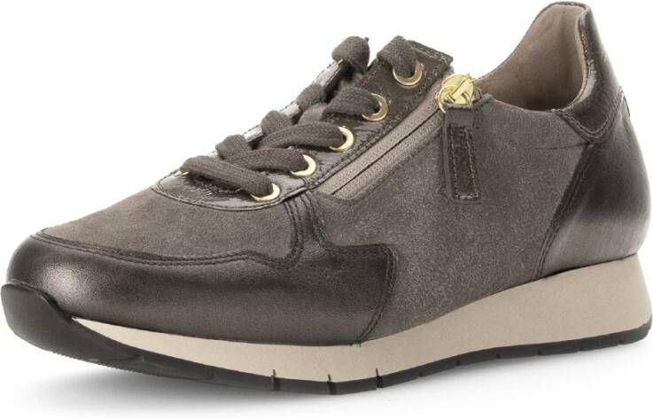 Gabor Grijze Dames Sneaker Stijlvol en Hoogwaardig Gray Dames