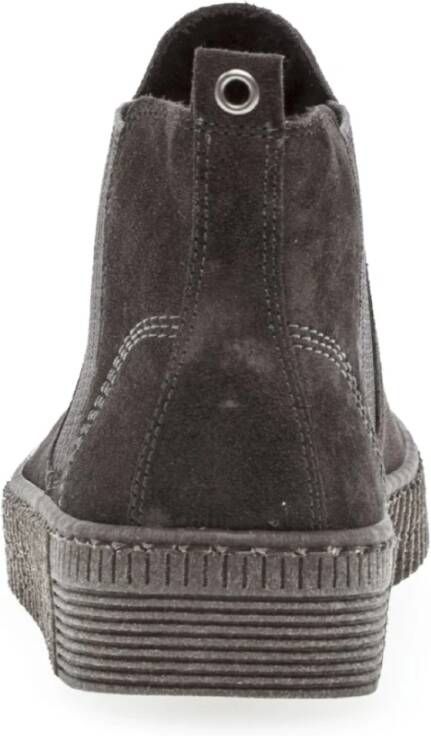 Gabor Grijze Velvet Chelsea Boot Gray Dames