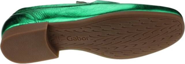 Gabor Groene Lakleren Mocassin Green Dames