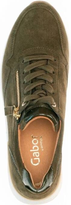 Gabor Groene Suède Sneakers Green Dames