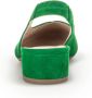 Gabor Groene Velours Slingback Schoenen Green Dames - Thumbnail 6