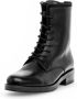 Gabor Zwarte Leren Veterschoenen Black Dames - Thumbnail 6