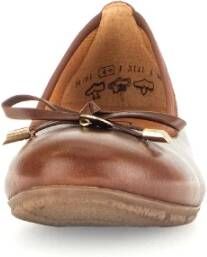 Gabor Klassieke Leren Ballerina Schoenen Brown Dames