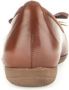 Gabor Klassieke Leren Ballerina Schoenen Brown Dames - Thumbnail 5