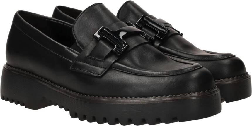 Gabor Klassieke Zwarte Loafer Schoen Black Dames