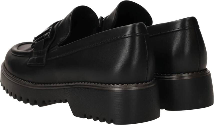 Gabor Klassieke Zwarte Loafer Schoen Black Dames