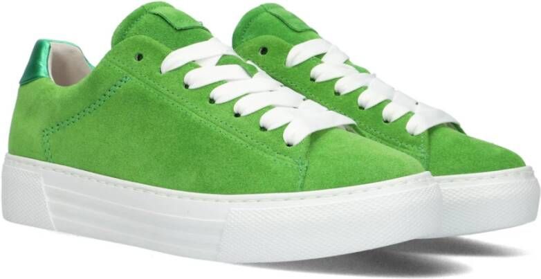 Gabor Lage Dames Sneakers Groen Green Dames