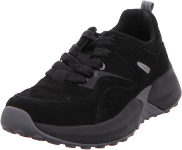 Gabor Lage Zwarte Sneakers Black Dames