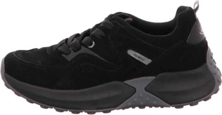 Gabor Lage Zwarte Sneakers Black Dames