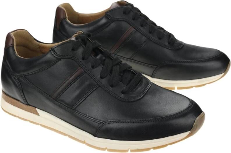 Gabor Leren Sneakers Zwart Black Heren