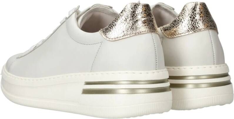 Gabor Lichtgewicht witte sneakers met uitneembaar voetbed White Dames