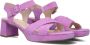 Gabor Lila Suède Kruisband Sandalen Purple Dames - Thumbnail 8