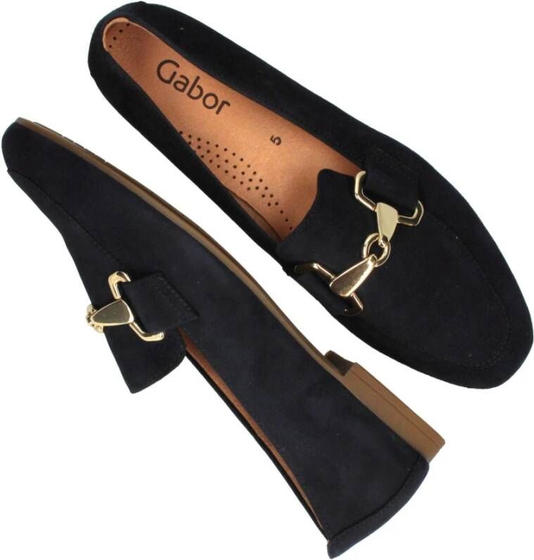 Gabor loafer Blue Dames