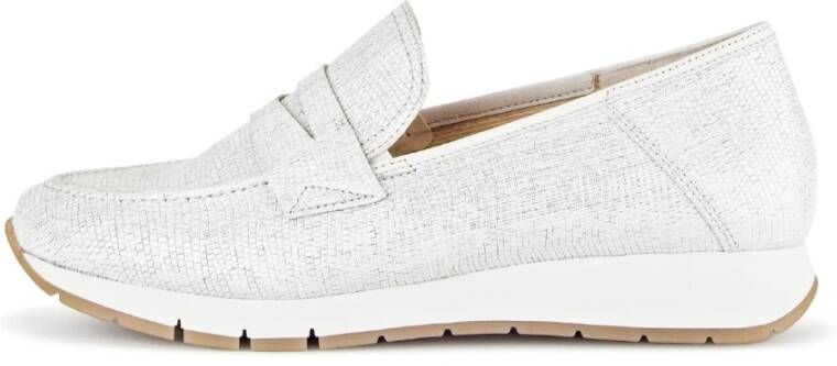 Gabor Witte Dames Loafer Stijlvolle Collectie White Dames