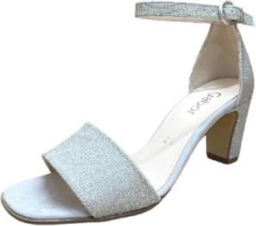 Gabor Metalen Stijl Schoen Gray Dames