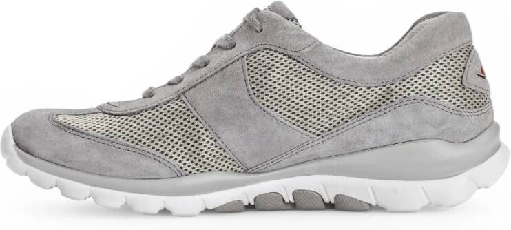 Gabor Metallic grijze textielmanden Gray Dames