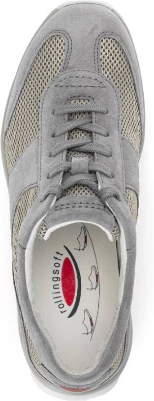 Gabor Metallic grijze textielmanden Gray Dames